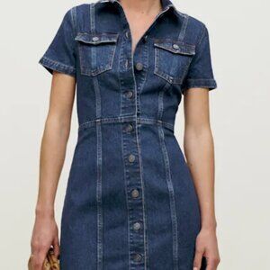 Reformation Kent Denim Mini Dress